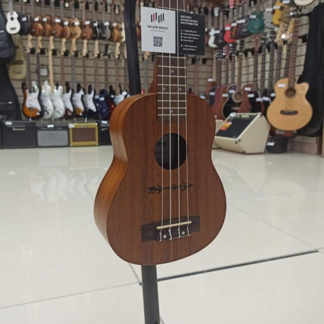 Укулеле сопрано Veston KUS100 AC цвет натуральный Укулеле сопрано Veston KUS100 AC цвет натуральный