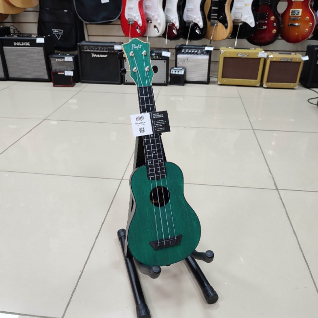 Укулеле сопрано FLIGHT TUS-35 GR Travel цвет зеленый чехол в комплекте Укулеле сопрано FLIGHT TUS-35 GR Travel цвет зеленый чехол в комплекте