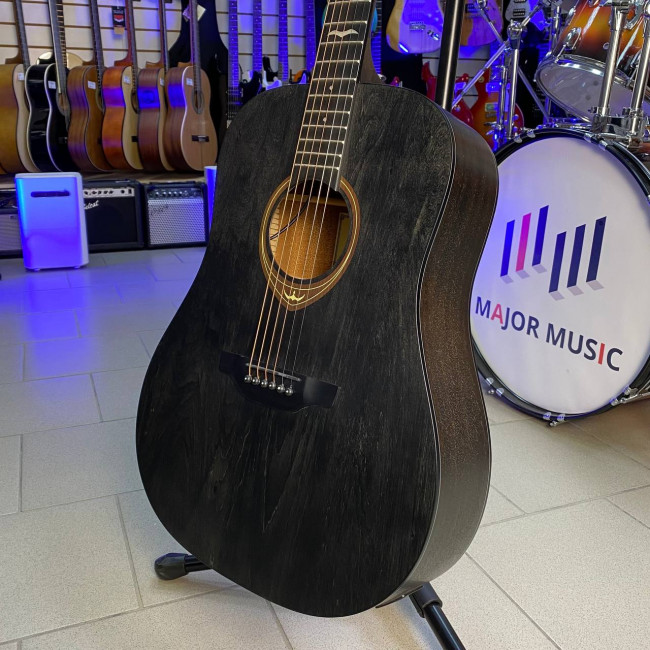 Электроакустическая гитара Flight D-145E BK цвет черный