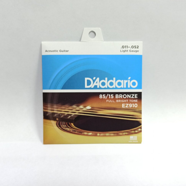 Струны для акустической гитары 11-52 D`Addario EZ910 Light