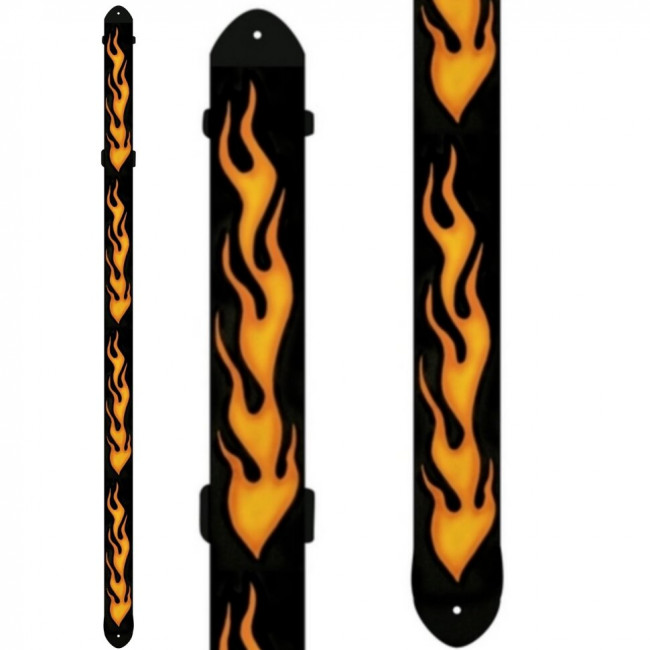 Ремень гитарный PERRI'S LPCP-42 Огонь Ремень гитарный PERRI'S LPCP-42 Огонь