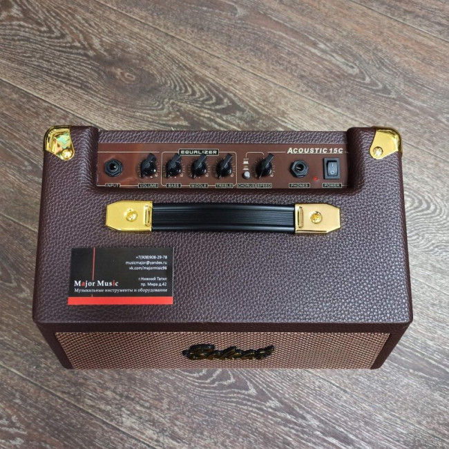 Комбоусилитель для акустической гитары Belcat Acoustic-15C 15Вт с эффектом хорус Комбоусилитель для акустической гитары Belcat Acoustic-15C 15Вт с эффектом хорус