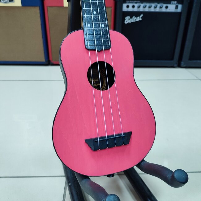 Укулеле сопрано FLIGHT TUS-35 PK Travel цвет розовый чехол в комплекте