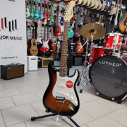 Электрогитара Fender Squier Bullet Stratocaster Brown Sunburst цвет санберст