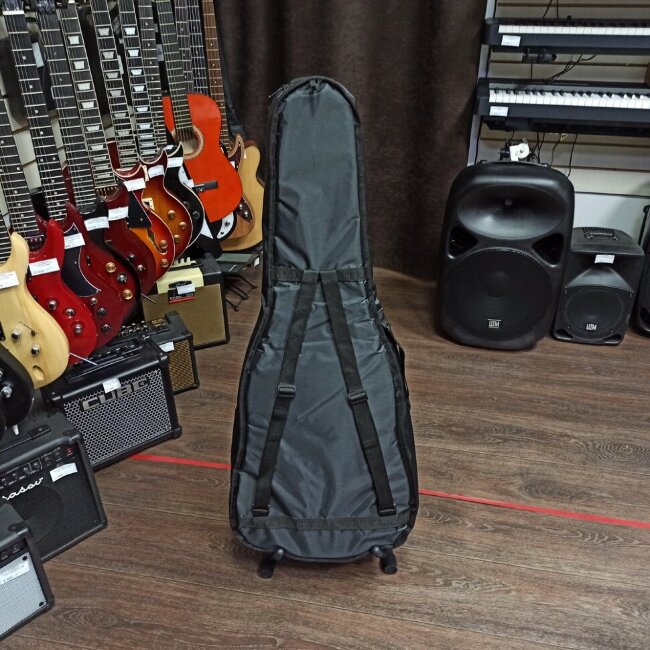Чехол для акустической гитары ЧГ12-3 плотный (так же подходит для 12-струнной гитары)