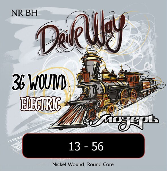 Струны для электрогитары 13-56 Мозеръ NR-BH Big Heavy никель