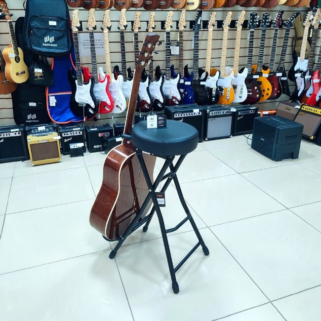 Стул для гитариста со стойкой для гитары Foix MA81 Стул для гитариста со стойкой для гитары Foix MA81