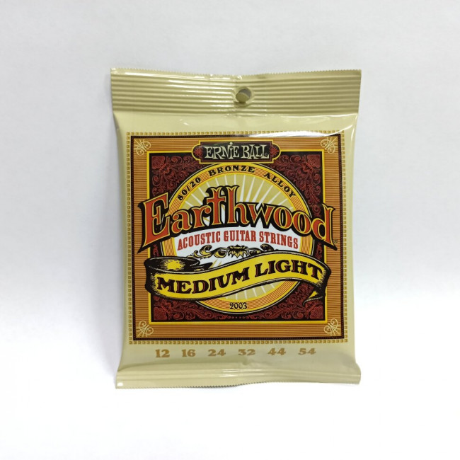 Струны для акустической гитары 12-54 Ernie Ball 2003