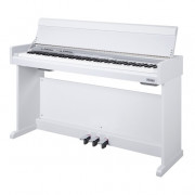 NCK-330-WH Цифровое пианино на стойке с педалями, белое, Nux