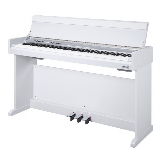 NCK-330-WH Цифровое пианино на стойке с педалями, белое, Nux NCK-330-WH Цифровое пианино на стойке с педалями, белое, Nux