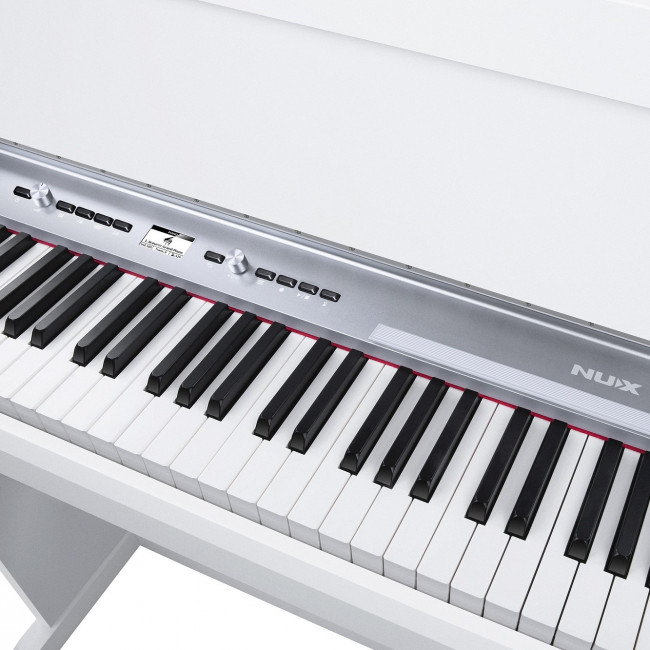 NCK-330-WH Цифровое пианино на стойке с педалями, белое, Nux NCK-330-WH Цифровое пианино на стойке с педалями, белое, Nux