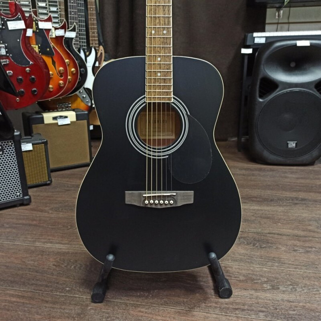 Электроакустическая гитара Parkwood PF51E-BKS черная матовая с чехлом Электроакустическая гитара Parkwood PF51E-BKS черная матовая с чехлом