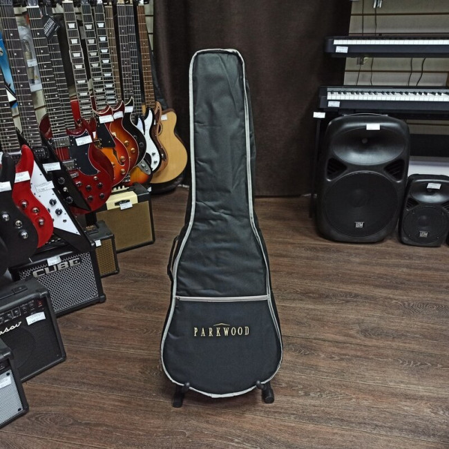 Электроакустическая гитара Parkwood PF51E-BKS черная матовая с чехлом Электроакустическая гитара Parkwood PF51E-BKS черная матовая с чехлом