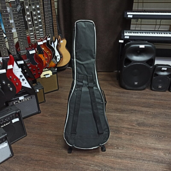 Электроакустическая гитара Parkwood PF51E-BKS черная матовая с чехлом Электроакустическая гитара Parkwood PF51E-BKS черная матовая с чехлом