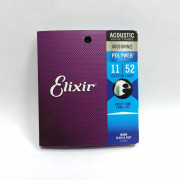 Струны для акустической гитары 11-52 Elixir 11025 POLYWEB