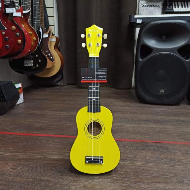 Укулеле сопрано Belucci XU21-11 Yellow