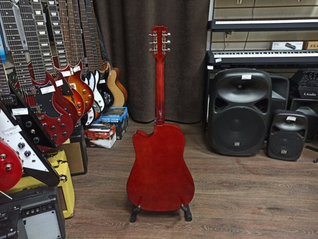 Акустическая гитара Belucci BC38401348 (Devil) с вырезом рисунок Акустическая гитара Belucci BC38401348 (Devil) с вырезом рисунок