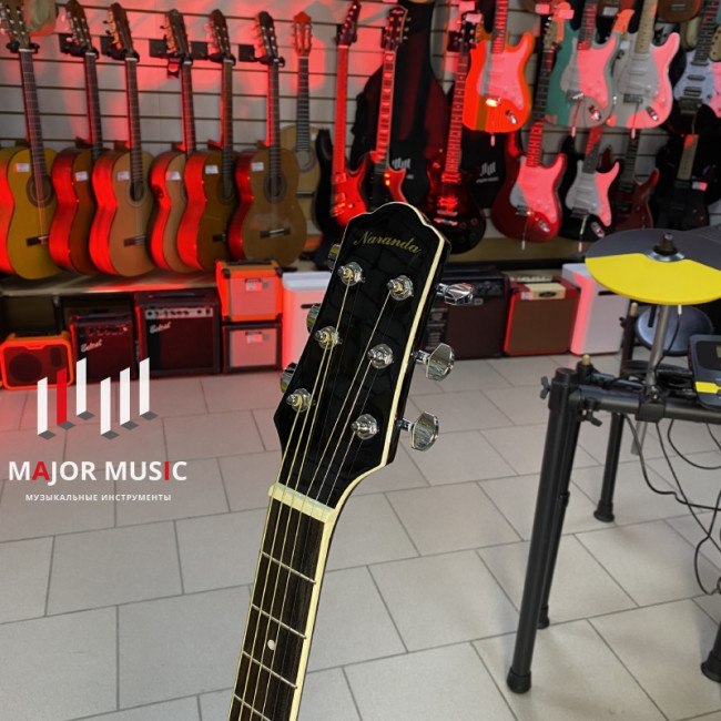 Акустическая гитара Naranda DG220BK черная Акустическая гитара Naranda DG220BK черная