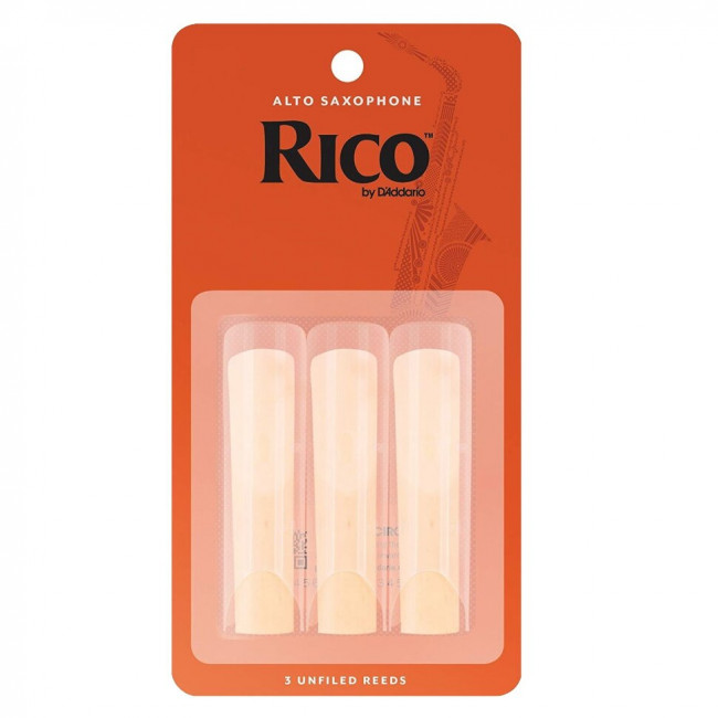 Трости для саксофона альт Rico RJA0315 размер 1.5, 3шт Трости для саксофона альт Rico RJA0315 размер 1.5, 3шт