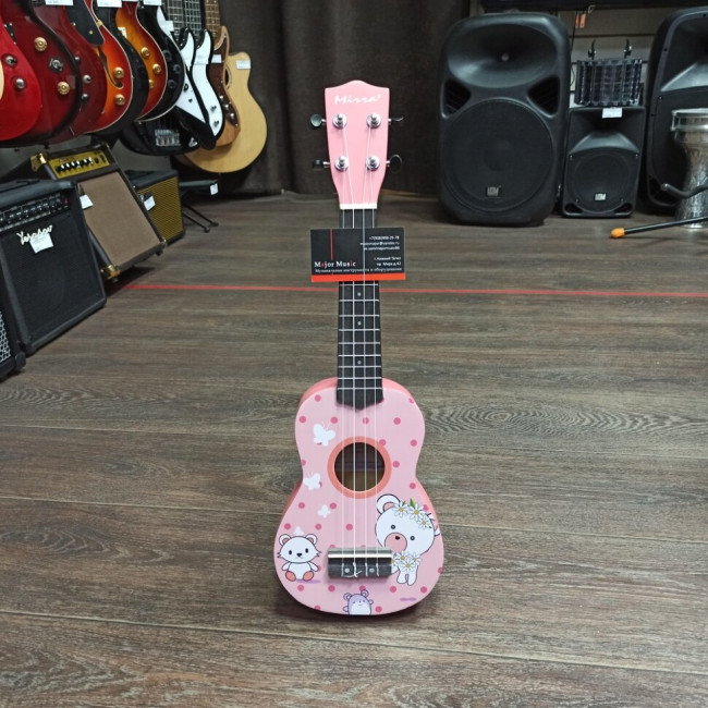 Укулеле сопрано Mirra UK-300-21-FX с рисунком