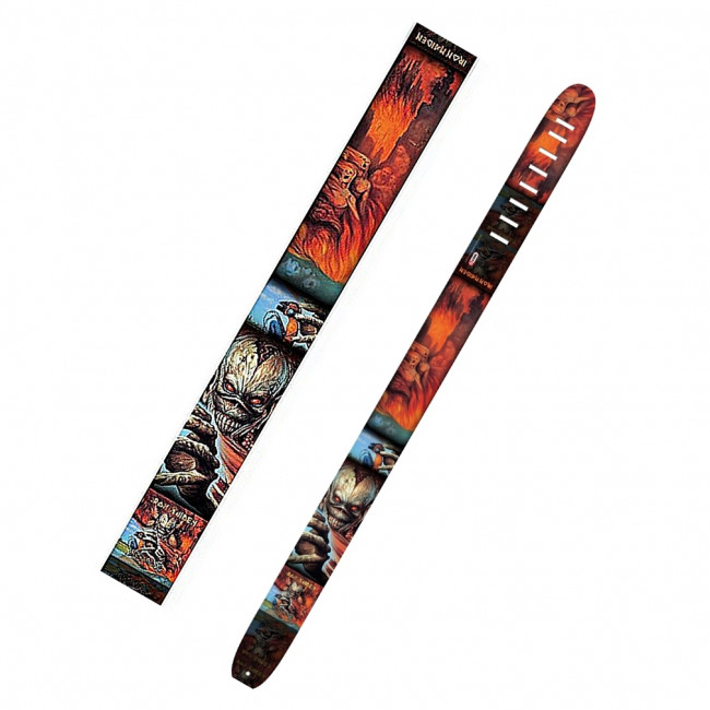 PERRI'S P25INM-1339 - кожаный ремень (2,5"), (IRON MAIDEN) PERRI'S P25INM-1339 - кожаный ремень (2,5"), (IRON MAIDEN)