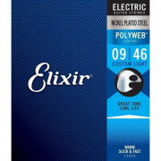 Струны для электрогитары 9-46 Elixir 12025 POLYWEB Custom Light