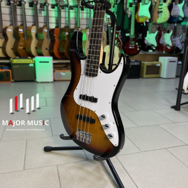Бас-гитара Clevan CJB-20SB-GLOSS цвет санберст