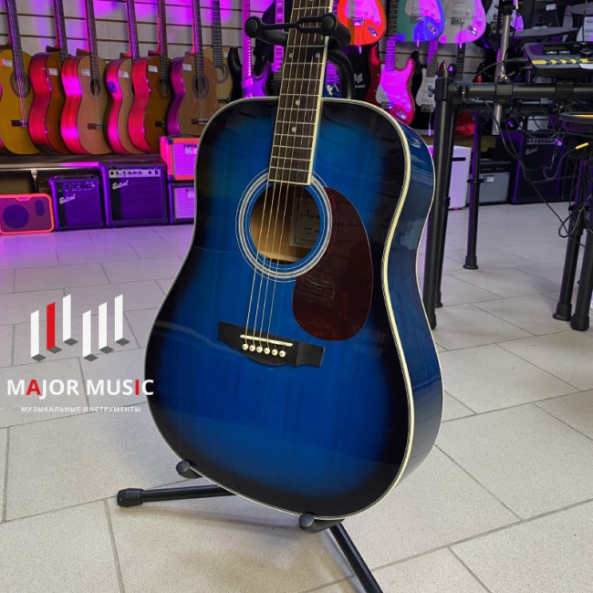 Акустическая гитара Naranda DG220BLS синяя Акустическая гитара Naranda DG220BLS синяя