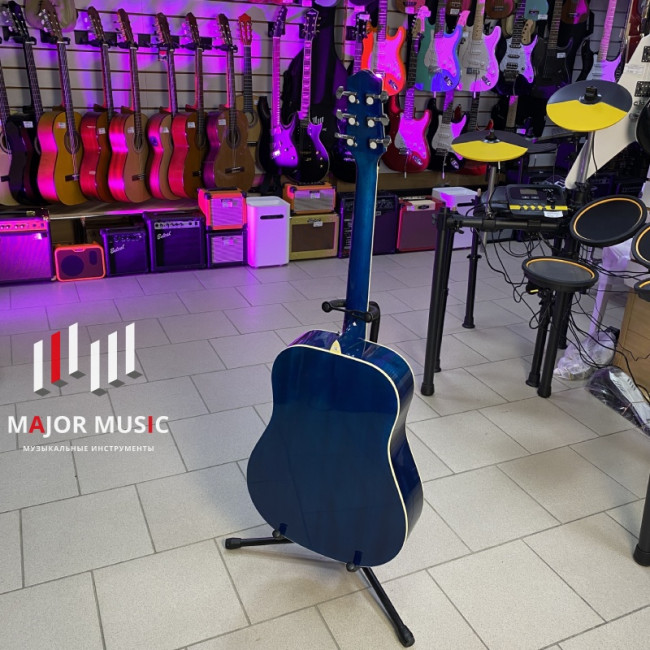 Акустическая гитара Naranda DG220BLS синяя Акустическая гитара Naranda DG220BLS синяя