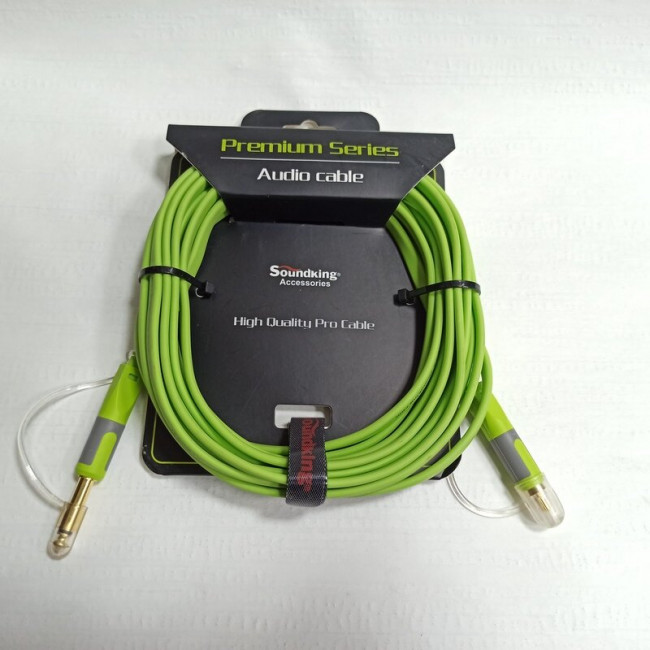 Кабель инструментальный 5м Soundking BJR102-5M 6.3 - RCA плоский