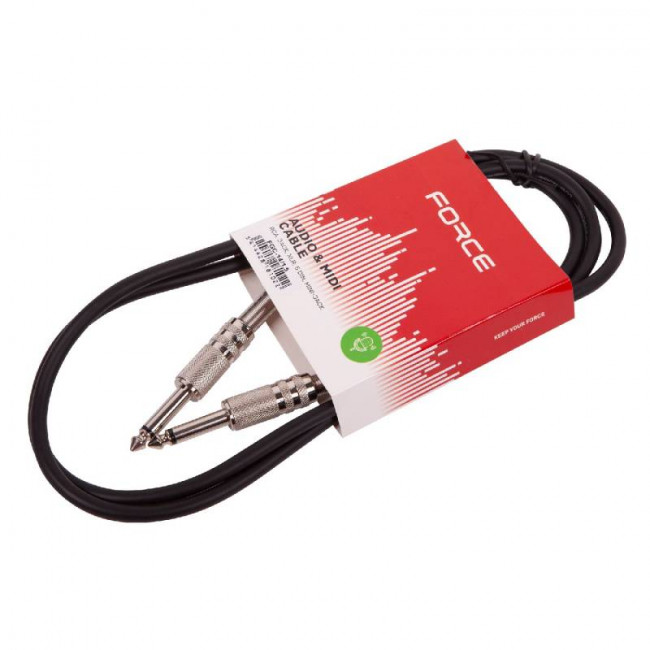 Кабель инструментальный 1.5м Force FGC-14/1,5 BK Кабель инструментальный 1.5м Force FGC-14/1,5 BK