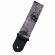 Ремень гитарный PERRI'S LPCP-1642 Кресты и черепа Ремень гитарный PERRI'S LPCP-1642 Кресты и черепа