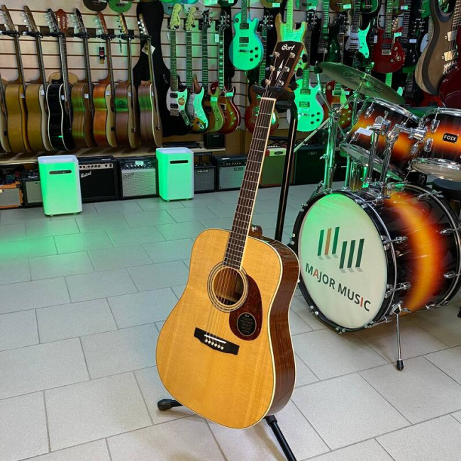 Акустическая гитара Cort EARTH100-NAT цвет натуральный глянцевый