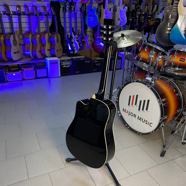 Электроакустическая гитара Caraya F641EQ-BK цвет черный