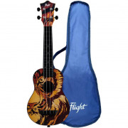 Укулеле сопрано FLIGHT TUS-40 TIGER чехол в комплекте