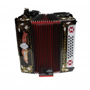Гармонь Тульская «Куликово поле» G-3 3-х голосная, 2-х рядная, 25?25 – III, 326?198?370 мм, 6 кг