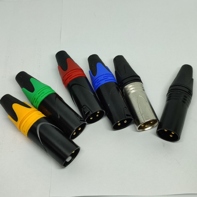 Разъем кабельный XLR папа AEX XLRM реплика Neutrik® Разъем кабельный XLR папа AEX XLRM реплика Neutrik®