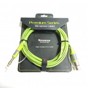 Кабель микрофонный 5м Jack 6.35мм-XLR мама Soundking BXJ041-5M плоский Кабель микрофонный 5м Jack 6.35мм-XLR мама Soundking BXJ041-5M плоский