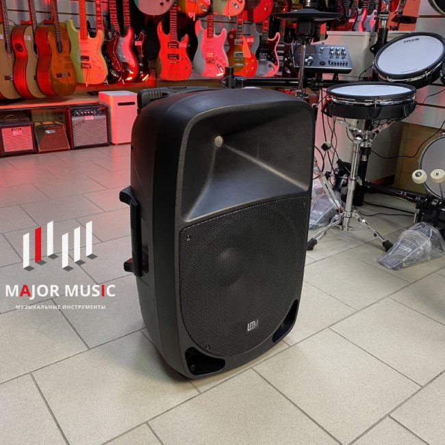 Активная акустическая система Leem PR-15HR с 2 микрофонами аккумуляторная Активная акустическая система Leem PR-15HR с 2 микрофонами аккумуляторная