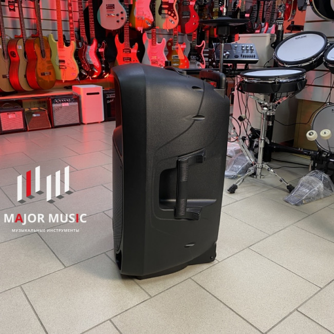 Активная акустическая система Leem PR-15HR с 2 микрофонами аккумуляторная Активная акустическая система Leem PR-15HR с 2 микрофонами аккумуляторная