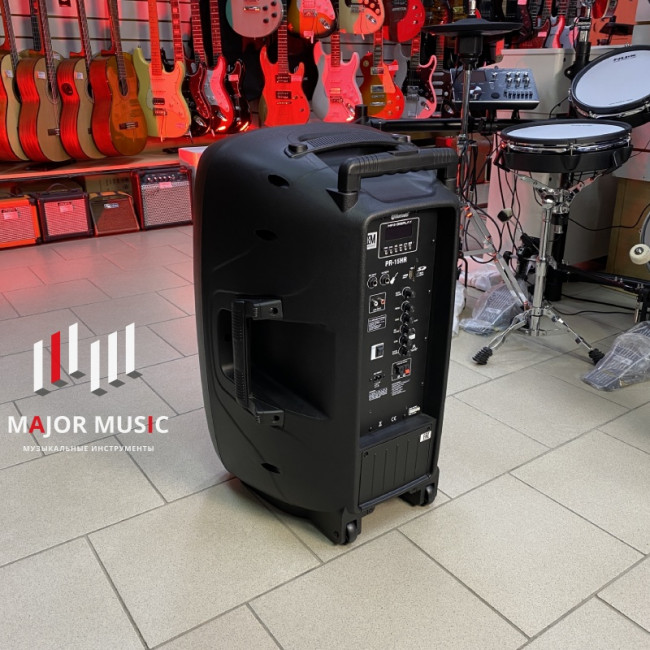 Активная акустическая система Leem PR-15HR с 2 микрофонами аккумуляторная Активная акустическая система Leem PR-15HR с 2 микрофонами аккумуляторная