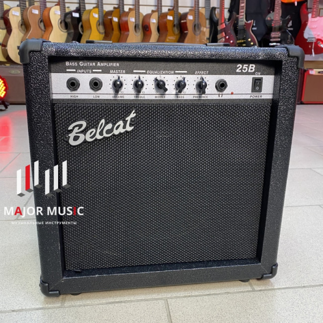 Комбоусилитель для бас-гитары Belcat 25B 25Вт Комбоусилитель для бас-гитары Belcat 25B 25Вт