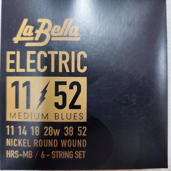 Струны для электрогитары 11-52 La Bella HRS-MB Hard Rockin Steel Струны для электрогитары 11-52 La Bella HRS-MB Hard Rockin Steel