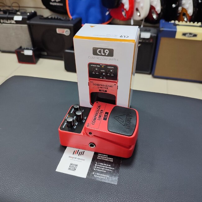 Педаль эффектов Behringer CL9 компрессор/лимитер Педаль эффектов Behringer CL9 компрессор/лимитер