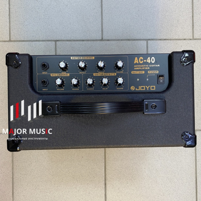 Комбоусилитель для акустической гитары Joyo AC-40 40Вт аккумуляторный