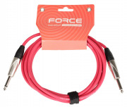 Кабель инструментальный 3м Force FGC-09/3 RD цвет красный