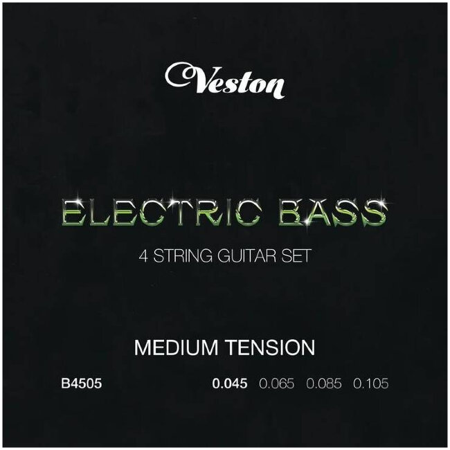 Cтруны для бас гитары 40-105 Veston B4505 Cтруны для бас гитары 40-105 Veston B4505