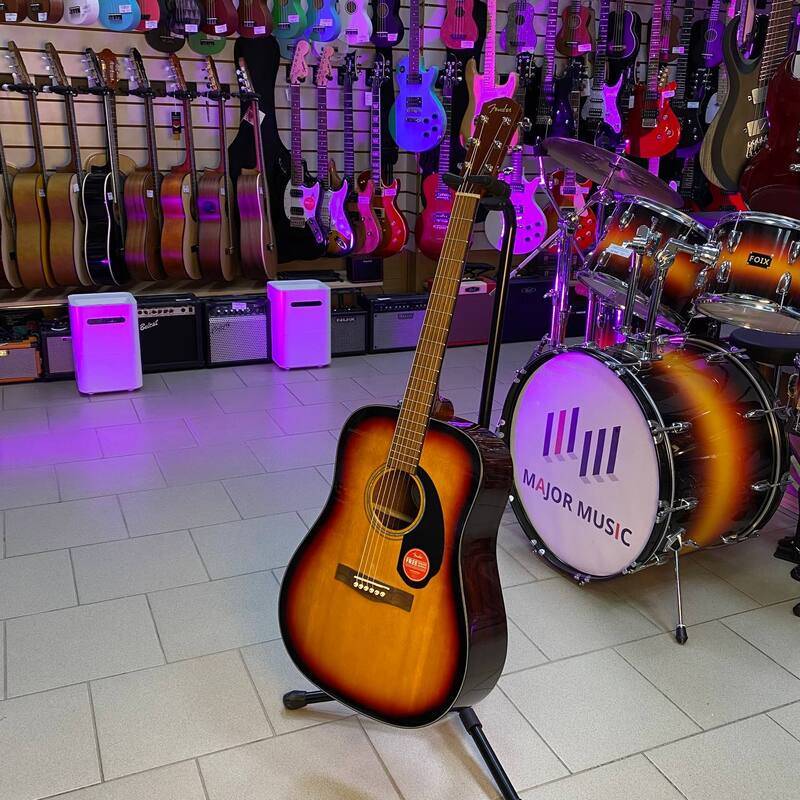 Fender cd 60 store sunburst acoustic guitar