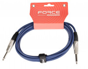 Кабель инструментальный 3м Force FGC-09/3 BL цвет синий