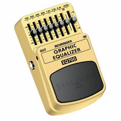 Педаль эффектов Behringer EQ700 7ми полосный графический эквалайзер Педаль эффектов Behringer EQ700 7ми полосный графический эквалайзер